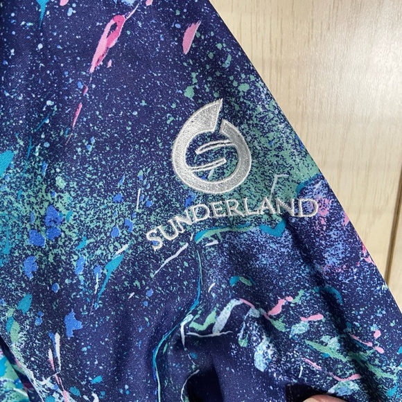 Vintage Sunderland of Scotland Womens Cosmic Windbreaker Waterproof Jacket Sz L - Picture 2 of 13